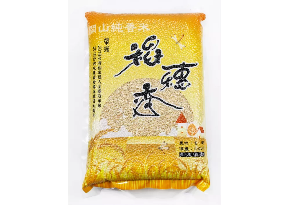 【稻穗香】關山純香米-糙米3公斤